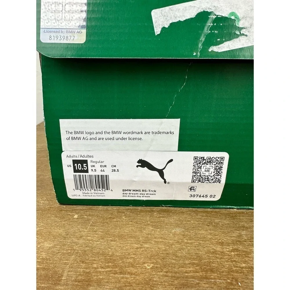 NIB PUMA BMW MMS RS-Trck in daydream Men's Size 10.5 - Picture 2 of 6